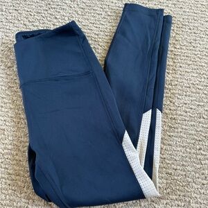 Zyia Navy Primo Mesh Hi-Rise 7/8 24” legging size 6-8